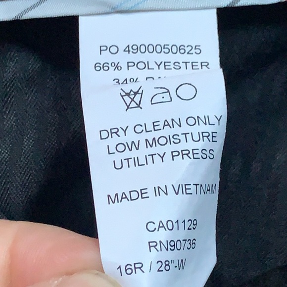 Ralph Lauren navy pinstripe pants suit! - Picture 5 of 6